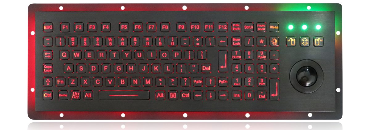 K-TEK-B312-OTB-KP-FN-BL-DWP промышленная клавиатура