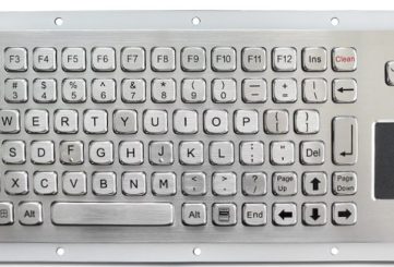 K-TEK-A343TP-FN-DWP промышленная клавиатура с тачпадом