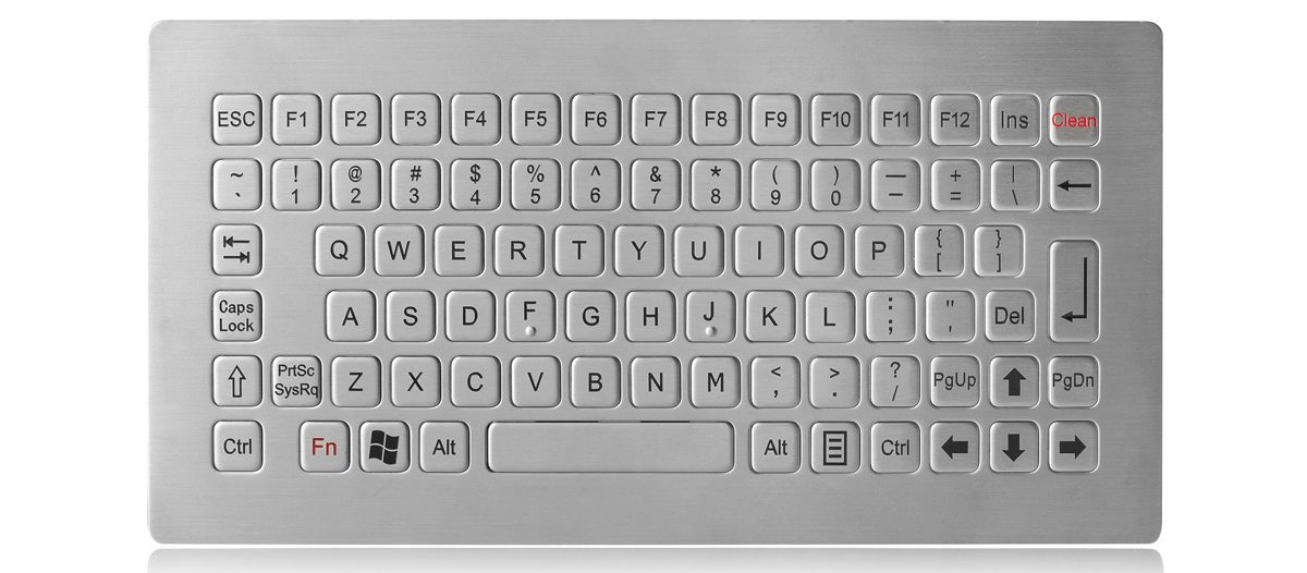 K-TEK-B290-FN-DWP промышленная антивандальная клавиатура
