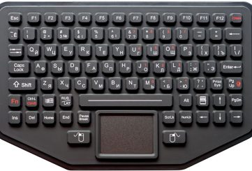 K-TEK-M275TP-FN-BL-IL-FDT промышленная силиконовая клавиатура