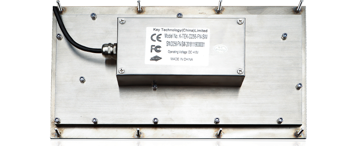K-TEK-D256-FN-SW промышленная мембранная клавиатура IP65 с функцией очистки