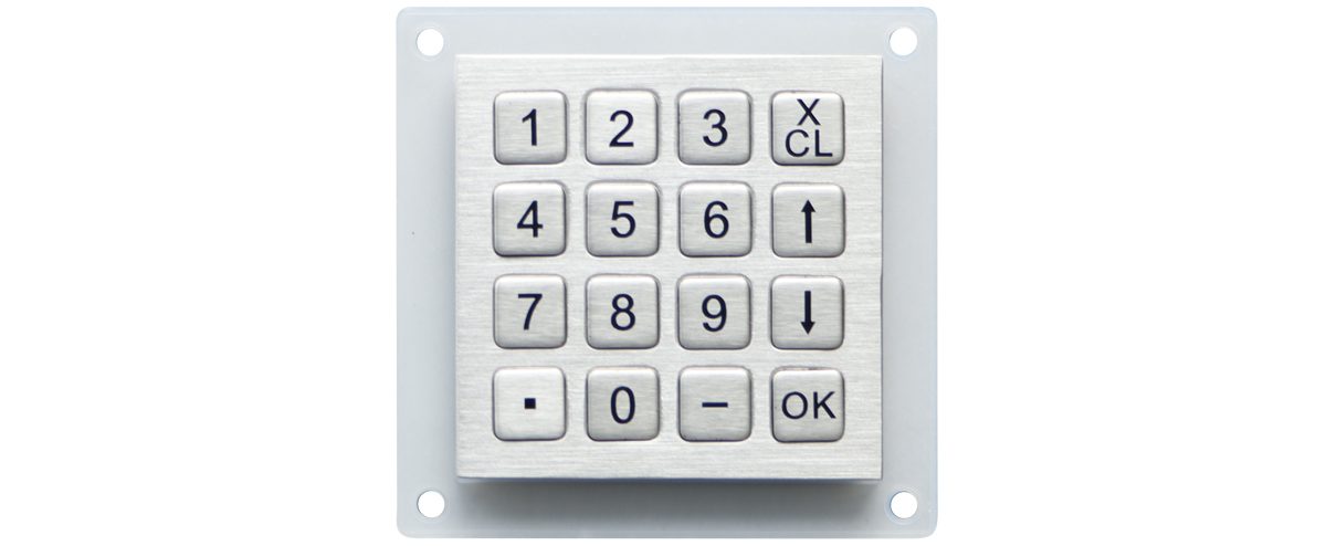 K-TEK-B60-16-KP-DWP промышленная клавиатура (кейпад)