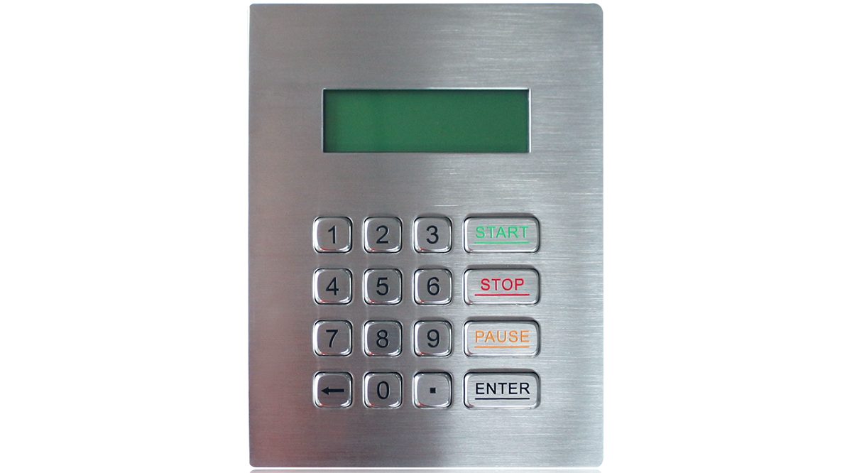 K-TEK-A134KP-LCD-DWP промышленный кейпад с дисплеем