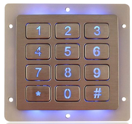 Кейпад K-TEK-B86KP-12-AC-BL-DWP