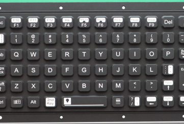 K-TEK-M183-FN-ML промышленная силиконовая клавиатура, 69 клавиш, IP65