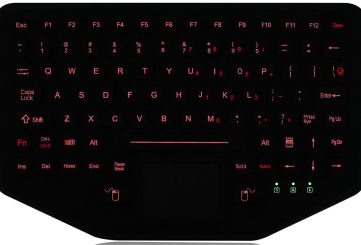 K-TEK-M275TP-FN-BL-NV-151B-FDT силиконовая клавиатура с подсветкой