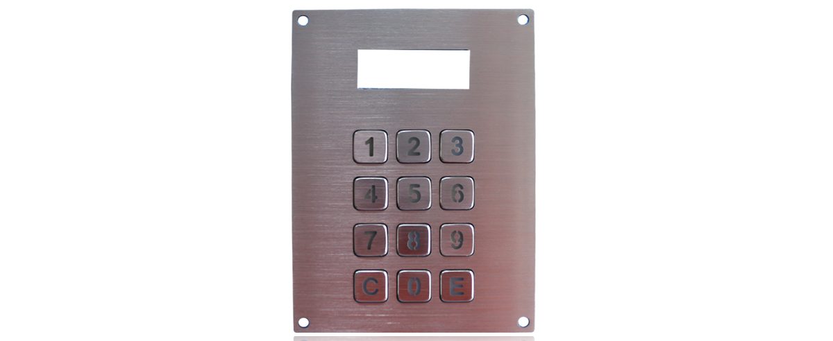 K-TEK-B85KP-AC-LCD-BL-DWP антивандальная промышленная матричная клавиатура
