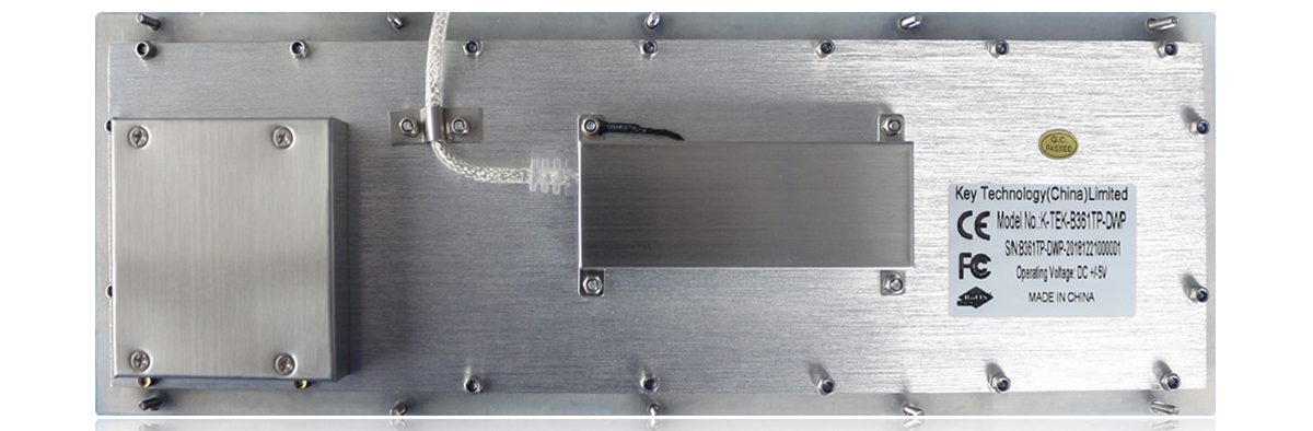 K-TEK-B361TP-DWP металлическая промышленная клавиатура IP65 с тачпадом