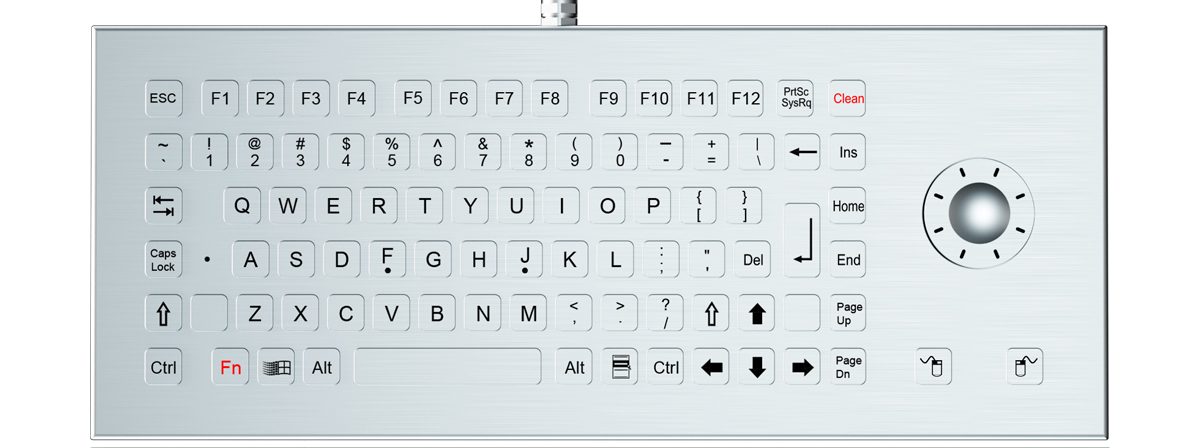 K-TEK-B380-DHP-FN-DT-DWP промышленная клавиатура IP68