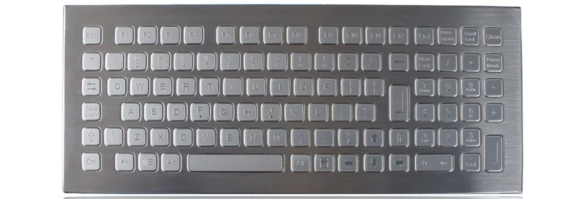 K-TEK-B340KP-FN-DT-DWP промышленная настольная клавиатура, IP68