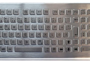 K-TEK-B340KP-FN-DT-DWP промышленная антивандальная клавиатура
