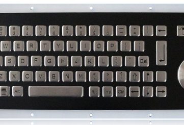 K-TEK-B255-25-OTB-BT-UT-DWP промышленная клавиатура с трекболом,71 клавиша