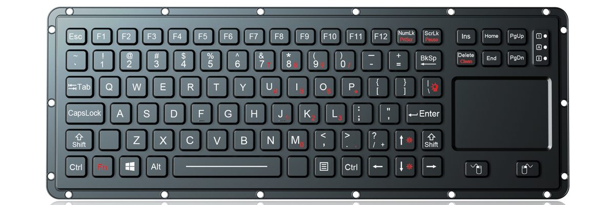 K-TEK-M315TP-FN-BL-NV-151B силиконовая клавиатура