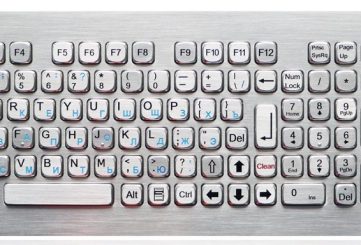 K-TEK-A420TP-KP-FN-DWP промышленная клавиатура из нержавеющей стали с тачпадом