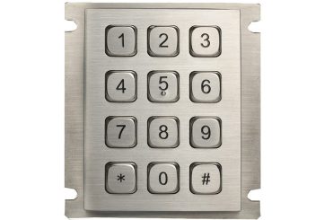 K-TEK-A68KP-DWP промышленный 12-клавишный кейпад