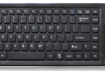 K-TEK-C400TP-FN-DT пластиковая клавиатура IP65 с тачпадом