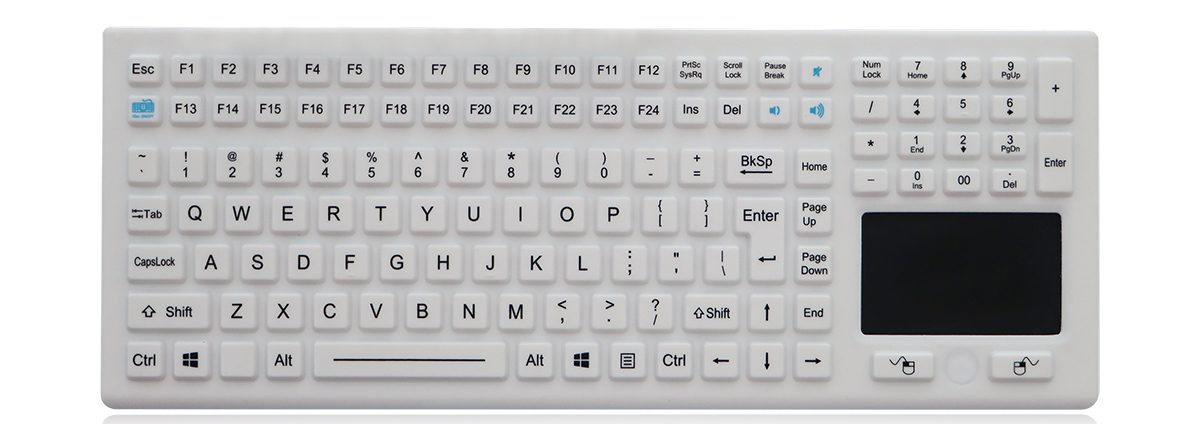 K-TEK-M369TP-KP-FN-DT медицинская силиконовая клавиатура