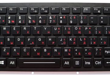 K-TEK-M270-FN-AC-BL-DWP промышленная клавиатура с подсветкой