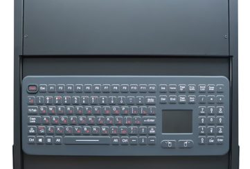 K-TEK-M399TP-KP-FN-V01 промышленная клавиатура для монтажа в стойку  IP65