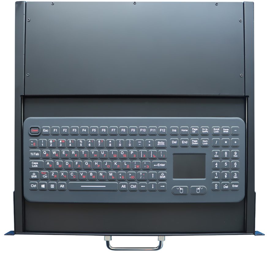 K-TEK-M399TP-KP-FN-V01 промышленная клавиатура для монтажа в стойку  IP65