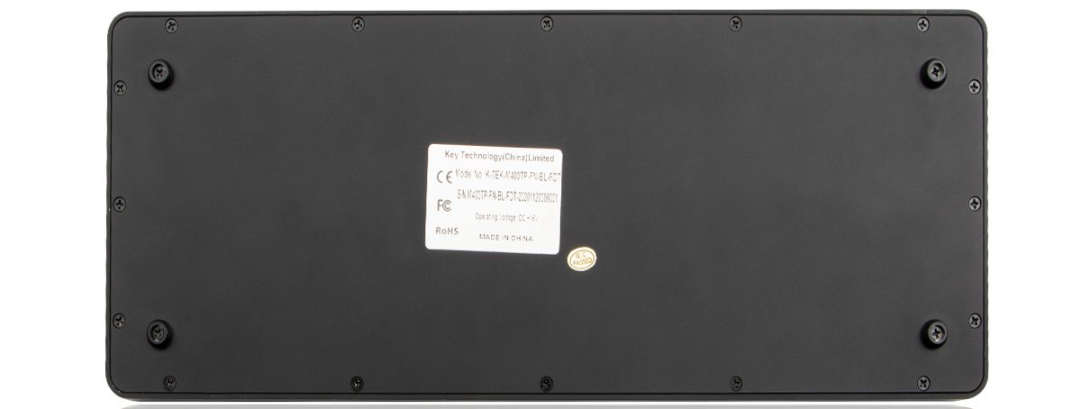 K-TEK-M400TP-FN-BL-FDT промышленная настольная силиконовая клавиатура с тачпадом