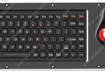 K-TEK-M425-OTB-FN-BL-BT-NV-151B военная влагозащищённая клавиатура с трекболом