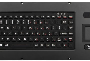 K-TEK-M464-DTP-DHP-FN-BL промышленная силиконовая клавиатура IP65