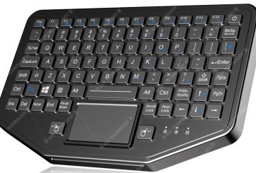 K-TEK-M275TP-FN-BL-FC-KC-FDT-WF промышленная беспроводная клавиатура с тачпадом