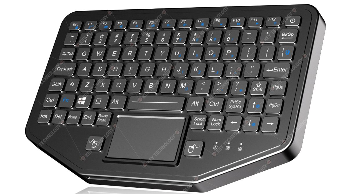K-TEK-M275TP-FN-BL-FC-KC-FDT-WF промышленная беспроводная клавиатура с тачпадом