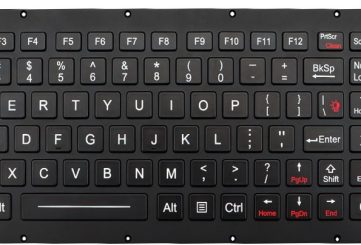 K-TEK-M334KP-FN-BL-ML-DWP промышленная плоская Chiclet-клавиатура
