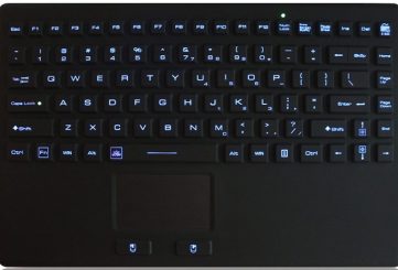K-TEK-M343TP-FN-BL-DT медицинская  клавиатура с тачпадом