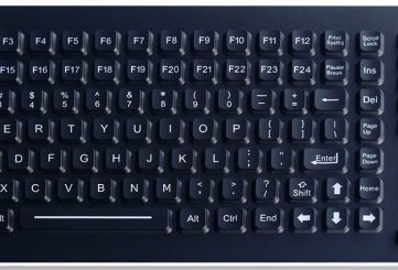 K-TEK-M379-OTB-KP-FN-IL-OEM силиконовая клавиатура, 121 клавиша, трекбол 25 мм, IP65