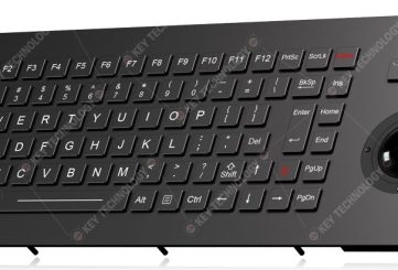 K-TEK-M390-MTB-AVR-FN-BL-NV-151B-BT-DWP промышленная клавиатура с 38-мм трекболом