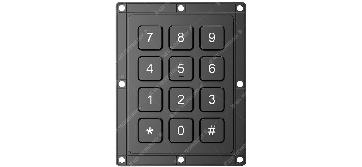 K-TEK-M68KP-12-BL-KC-ML ультратонкий промышленный кейпад