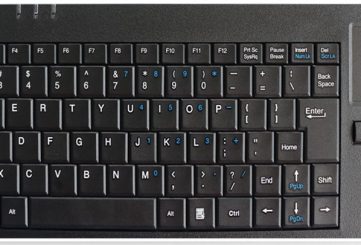 K-TEK-C315TP-FN-DT промышленная пластиковая клавиатура с тачпадом, IP65