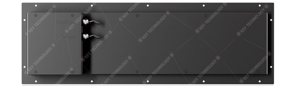 K-TEK-V530-38-MTB-AVR-KP-FN-SC-BL-BT черная промышленная клавиатура с трекболом 38