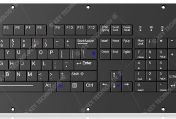 K-TEK-V530-38-MTB-AVR-KP-FN-SC-BL-BT черная промышленная клавиатура с трекболом 38