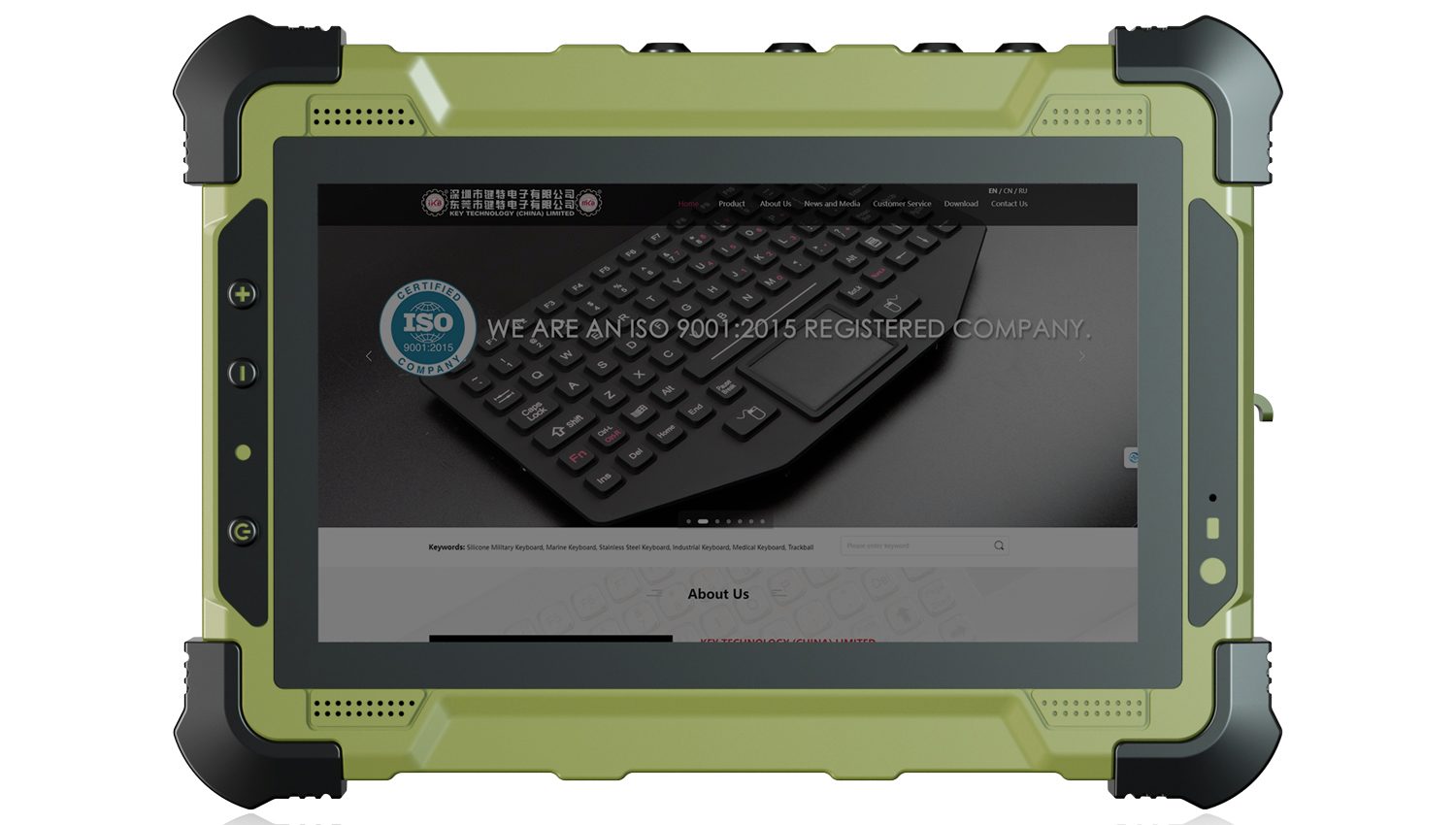 RGD-TPC-AR0700T-0002A защищённый 7″ промышленный планшет с процессором RK3588