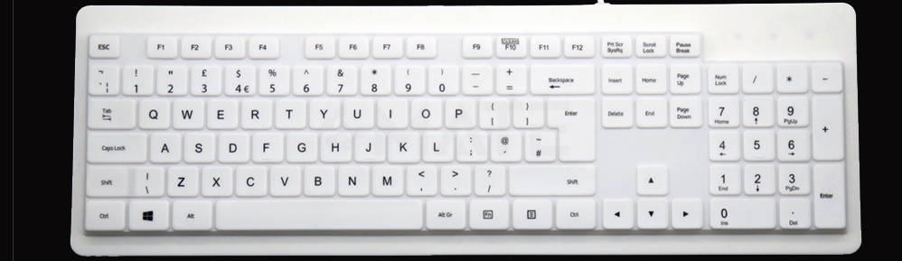 MKB-105-NM герметичная клавиатура с силиконовым покрытием IP68