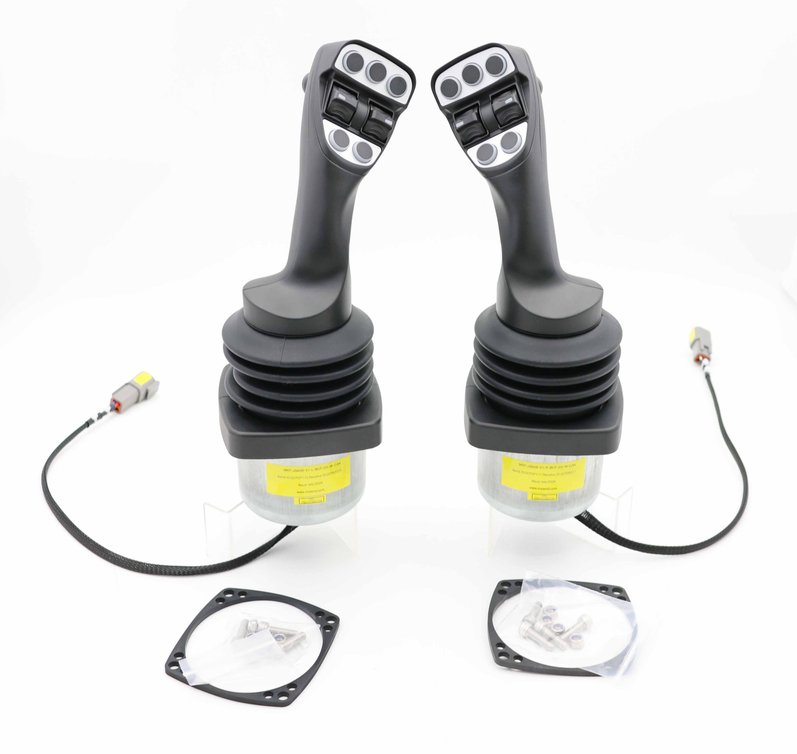 MKF-JS60B-V1 многоосевой промышленный джойстик управления спецтехникой