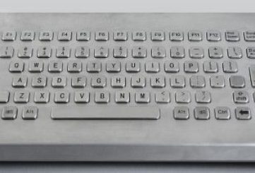 KB-CA6 промышленная настольная металлическая клавиатура с наклоном